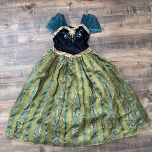 Disney Princess Anna Girls Costume Dress Frozen Halloween Dress Up Size ?